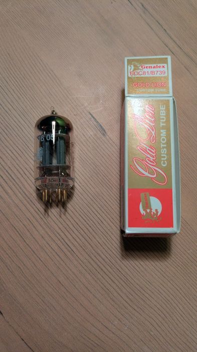 Lampa Genalex Gold Lion ECC81 12AT7 B739