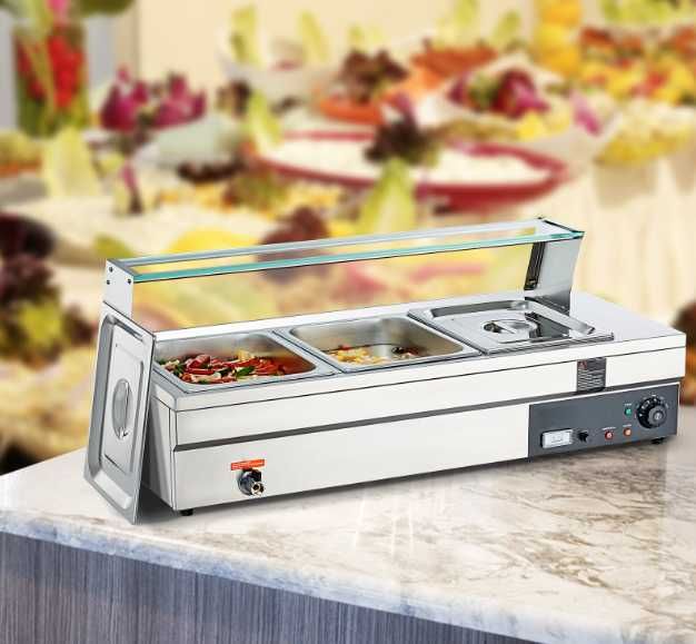 Podgrzewacz Bufetowy ze Stali Nierdzewnej 1500 W *DARMOWA DOSTAWA*