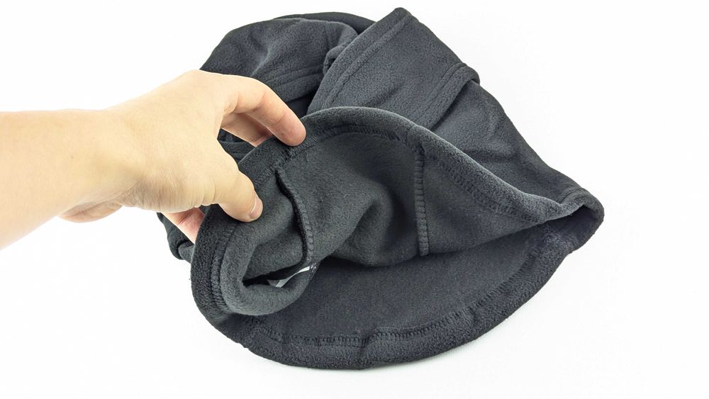 Тепла зимова балаклава-підшоломник з флісу