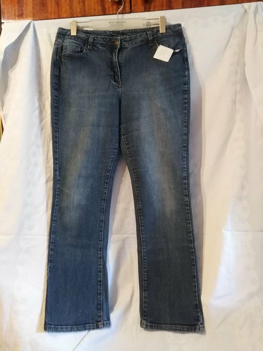 Джинсы женские голубые