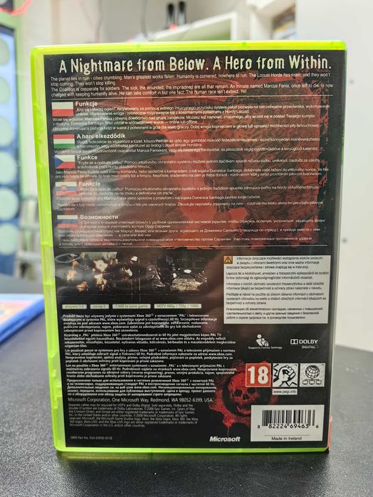 Gears of War X360 Wysyłka Wymiana Sklep Mokotów
