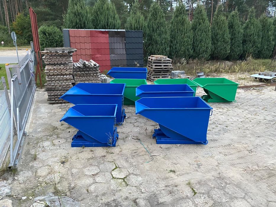 Koliba koleba 0,6 m3 kontener samowysypowy pojemnik