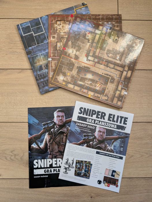 Sniper Elite PL gra planszowa - jak nowa