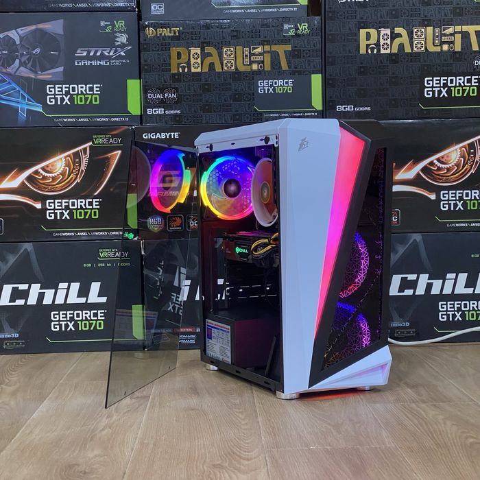 Ігровий ПК! GTX 1070, 16 ОЗУ ddr4, Intel 12(24) ядер, SSD, гарантія!
