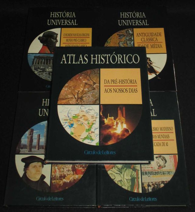 Livro História Universal Atlas Histórico Pré História aos nossos Dias