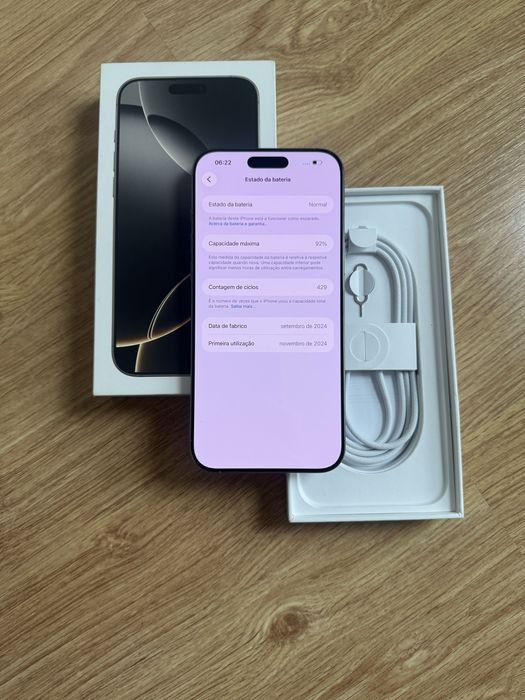 Iphone 16 Pro Max de 256gb com fatura e garantia ( como novo)