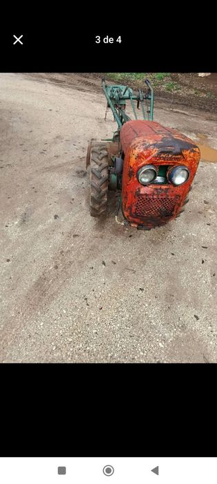 Motocultivador com reboque