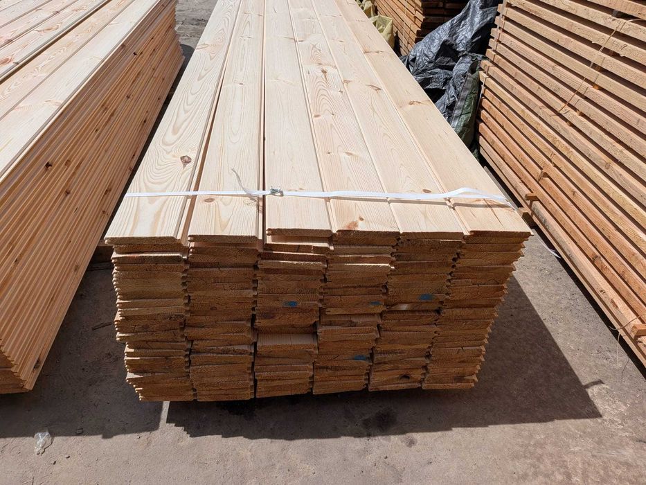 Podbitka sosnowa obustronna 19x140 mm deska elewacyjna