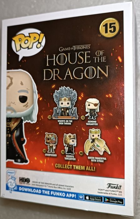 Funko POP! Figure 15" Viserys Targaryen Chase Limited Edition64752018834305124