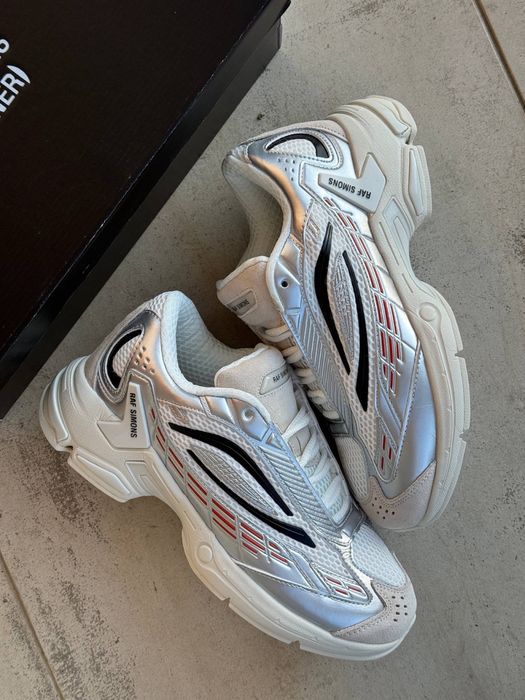 Кросівки Raf Simons Ultrascepte Silver Red•Раф Сімонс Ультраскепт(срібло-червоні)