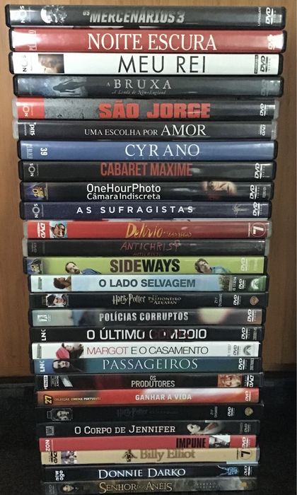 DVDs - Mad Max… Estrada Perdida, Sideways, Amarcord, Paris Texas…