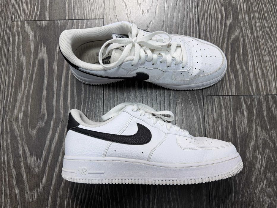 Nike Air force чоловічі шкіряні кросівки білі кеди форси розмір 42
