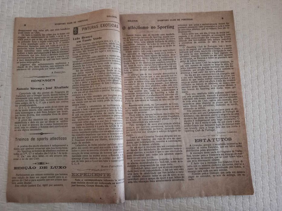 Jornal do Sporting do 100º Aniversário