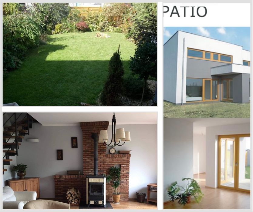 Dom szeregowiec z ogrodem i garażem Dąbrówka, Palędzie wynajem