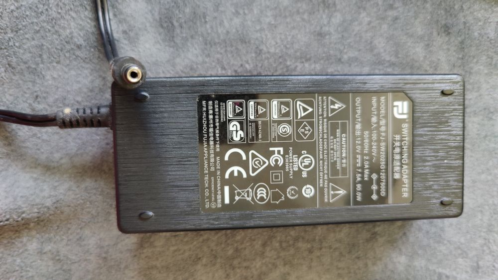 Zasilacz imulsowy 12v 7.5 a  90w