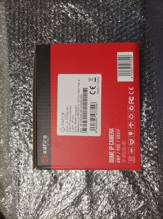 Câmera cctv safire 4mp