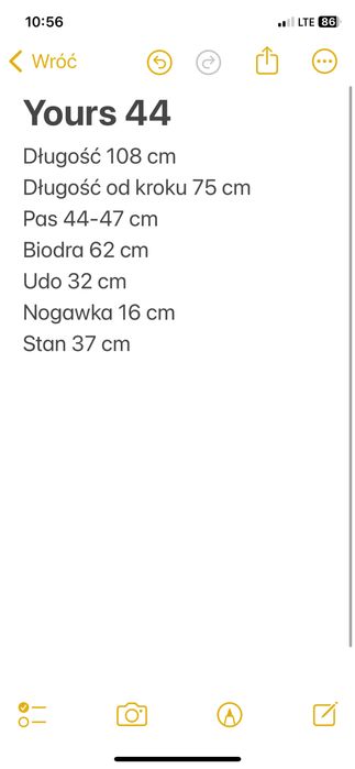 Nowe spodnie mom jeans Yours rozmiar 44