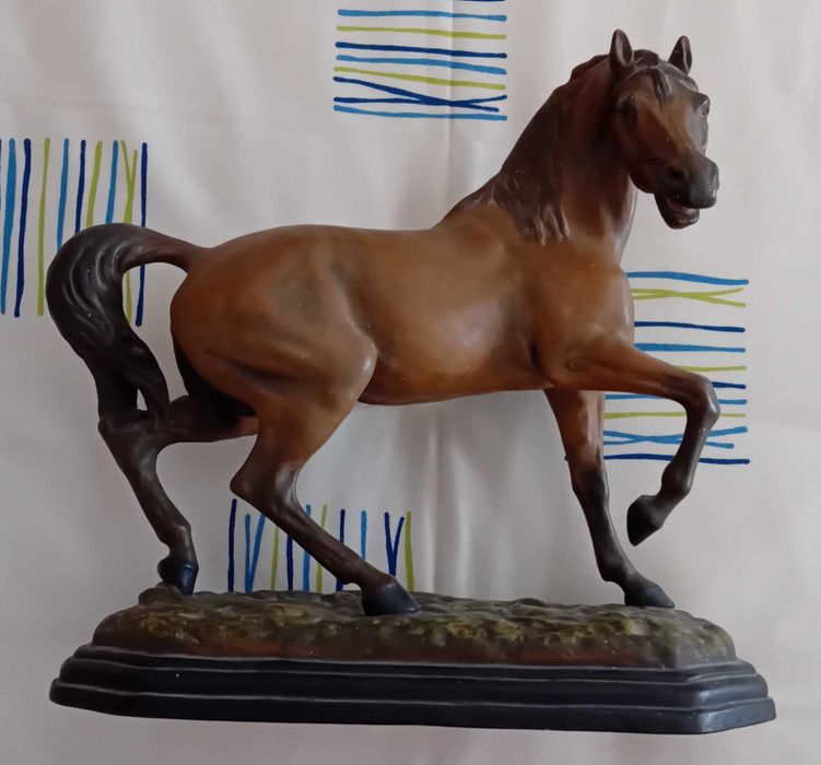 Caldas "Cerâmicas Belo" figura de cavalo lusitano