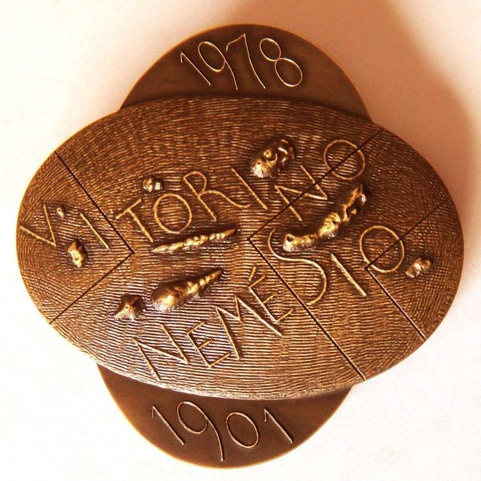 Medalha de Bronze VITORINO NEMÉSIO Mau Tempo no Canal por JOSÉ AURÉLIO