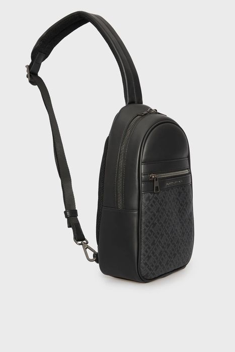 Tommy hilfiger monogram sling bag сумка рюкзак