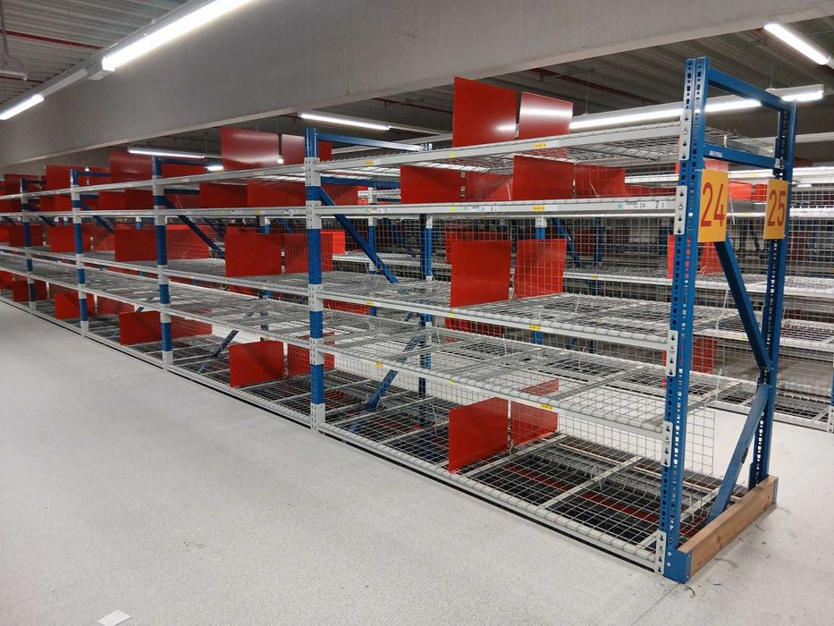 Regał magazynowy Nedcon, regały na kartony, regał metalowy, regał sklepowy