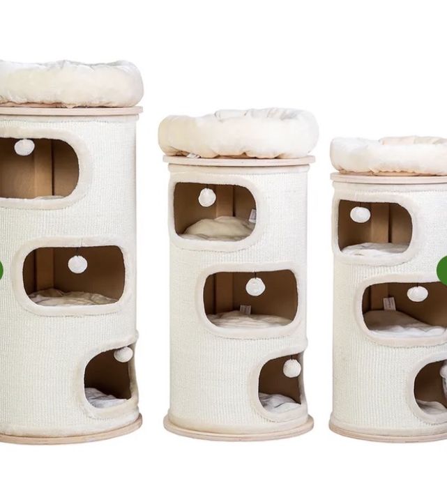 Drapak Natural Paradise Primrose wieża dla kota XL szara