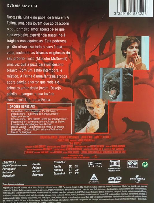 (DVD) A Felina - Nastassia KINSKI