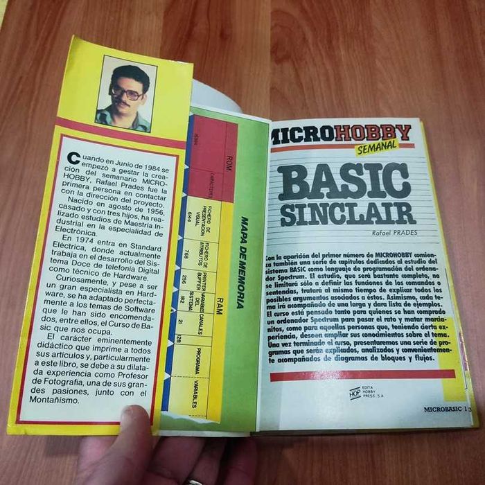 Livro MicroBasic Basic Sinclair de Rafael Prades Hobby Press