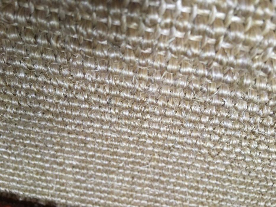 Passadeira de sisal.