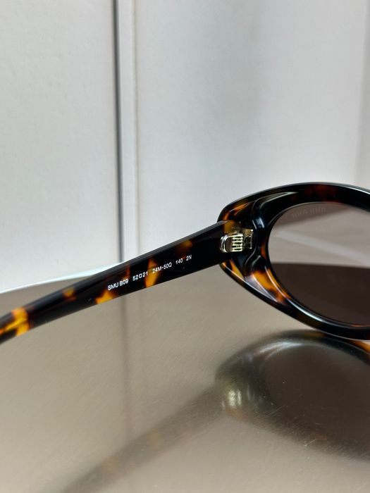 Сонцезахисні окуляри Miu Miu SMU B09 черепахові овальні ацетат жіночі оригінал