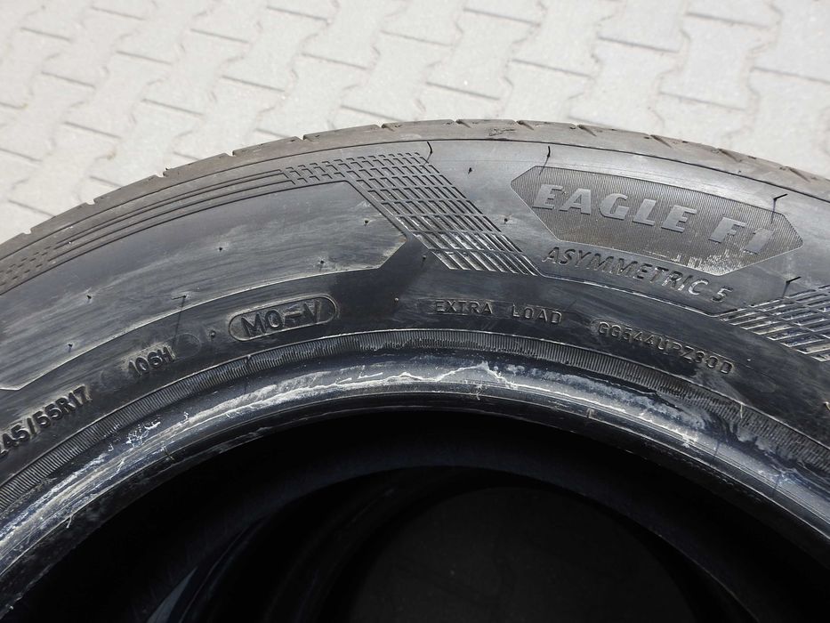 2xGoodyear Eagle F1 Asymmetric 5 MO-V 245/55R17 106H 7mm jak NOWE