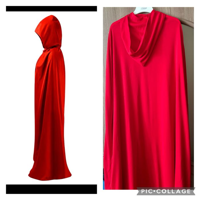 Мантія накидка подовжена з капюшоном