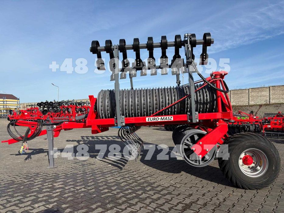 WAŁ POSIEWNY CIĄGNIONY Producent/Euro-Masz/3-siłowniki/ 5m / 6,2m/