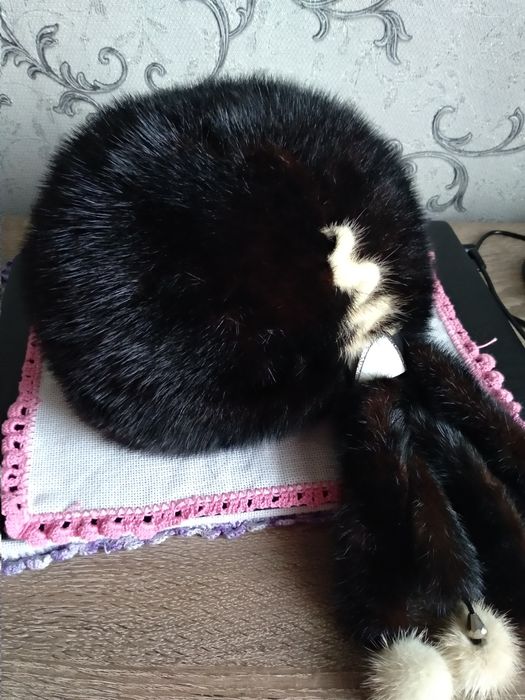 Норковая шапка женская