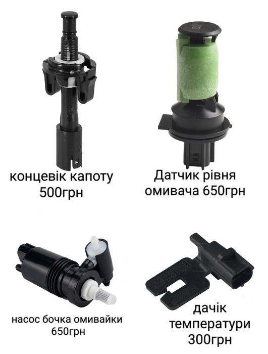 Продаж кріплення андапки та упорів капоту Ford /Jeep Cherokee/Renegade