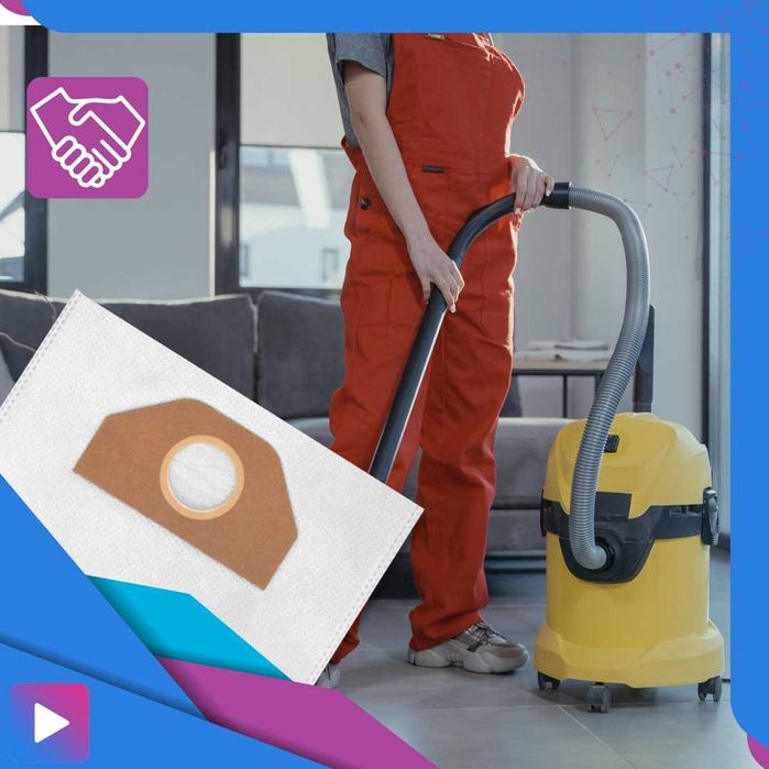 10x Worki i Filtr do Odkurzacza Karcher WD3 SE4001 WD2 PLUS KWD3 V-17