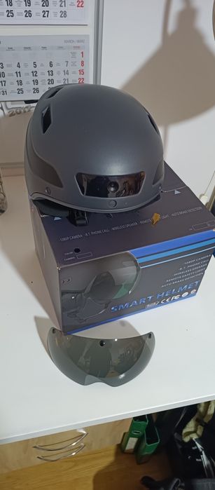 Smart kask interkom led
