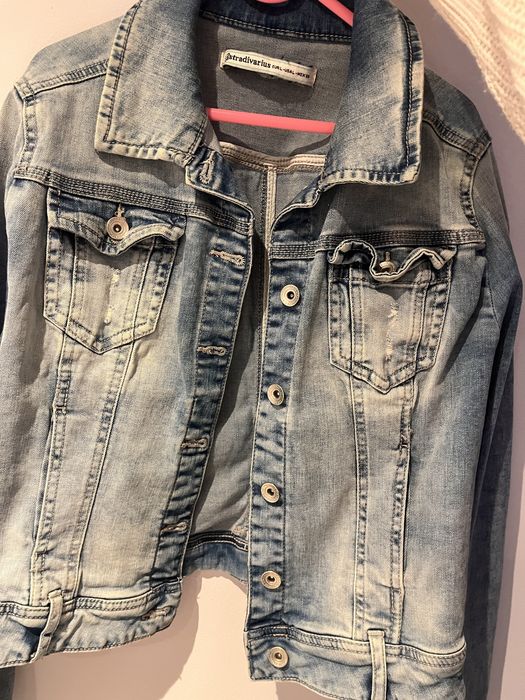 Kurtka jeansowa damska stradivarius L NOWA