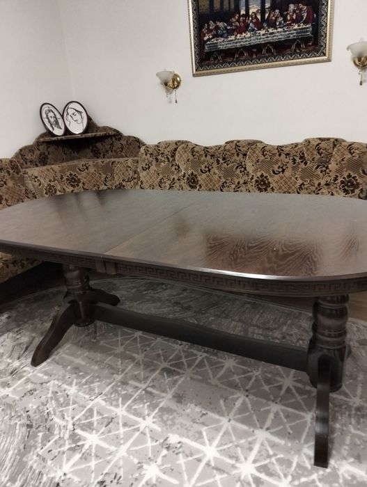 Стіл розкладний дерев'яний 2.8*90