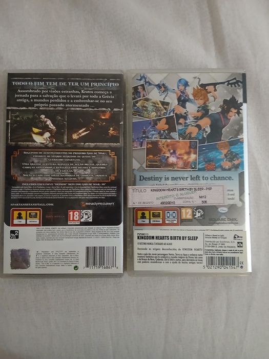 God of War Ghost of Sparta + Kingdom Hearts PSP Completo