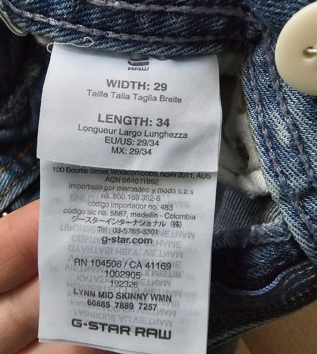 Nowe jeansy G-Star rozmiar L