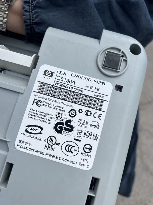 Hp Deskjet F380 Принтер/сканер