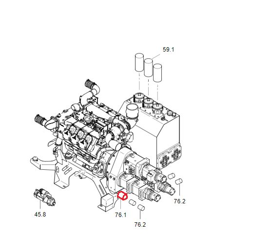 Filtr hydrauliki pompy jezdnej do opryskiwacza AGRIFAC CEBECO AMAZONE