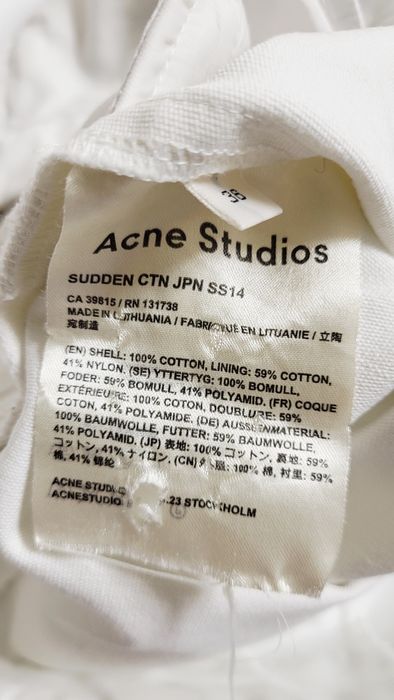 Брюки Acne Studios