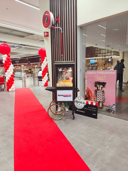 Máquina de Pipocas, Algodão Doce e Gelados