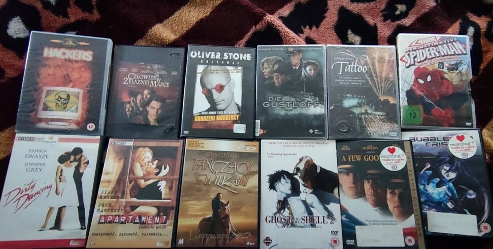 Filmy VCD, DVD, BLU RAY zestaw całość + Gratis