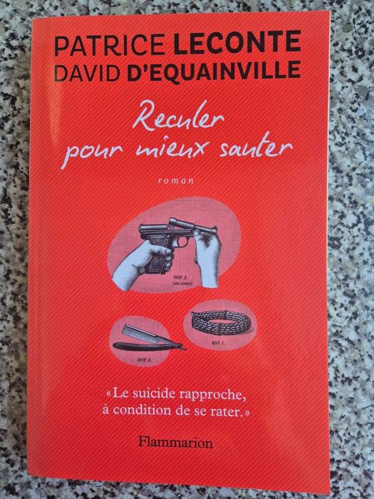 Livro Novo "Reculer pour mieux sauter" de Patrice Leconte, Ed Francesa