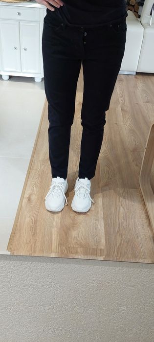 Spodnie jeansowe cienkie proste straigt fit H&.M