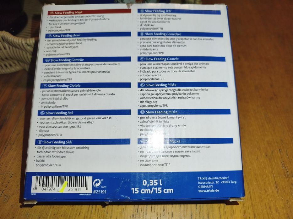 Miska spowalniająca karmienie - dla kota - 0,35 L