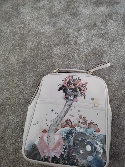 Mala branca e floral Parfois